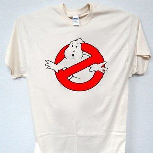 GHOST BUSTERS, GHOST, COOL IVORY MENS TEE